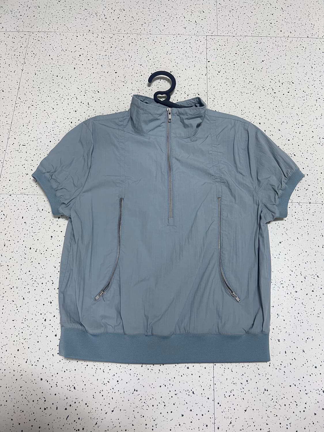 썬러브 Cloud S/S Half Zip Pullover Blue 상품이미지3