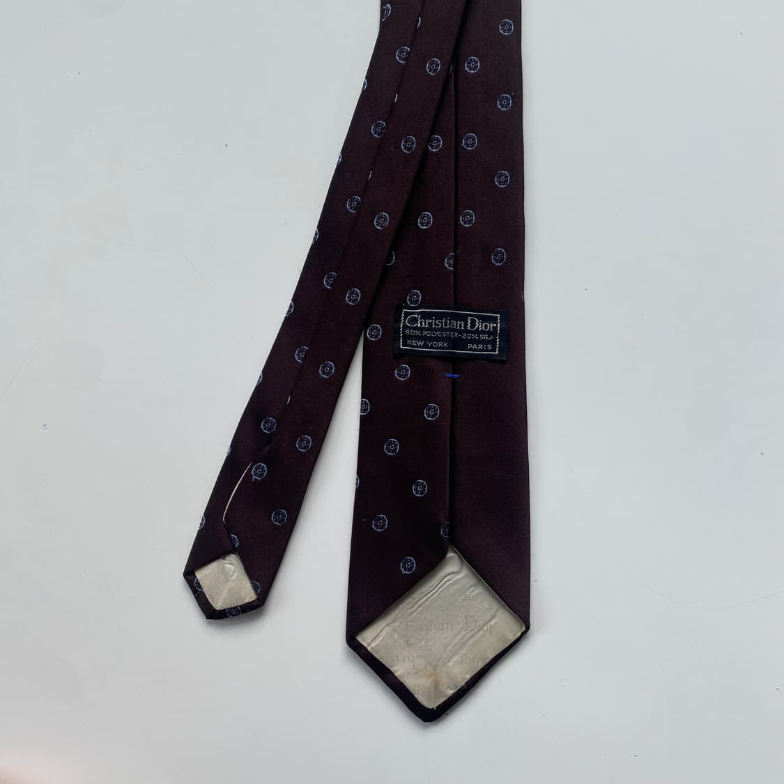 크리스찬 디올(Dior) 심플로고 명품 정품넥타이 7.6cm 상품이미지3