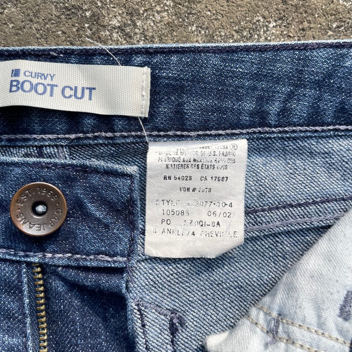 00s 갭 Gap 커비 부츠컷 데님팬츠 상품이미지4