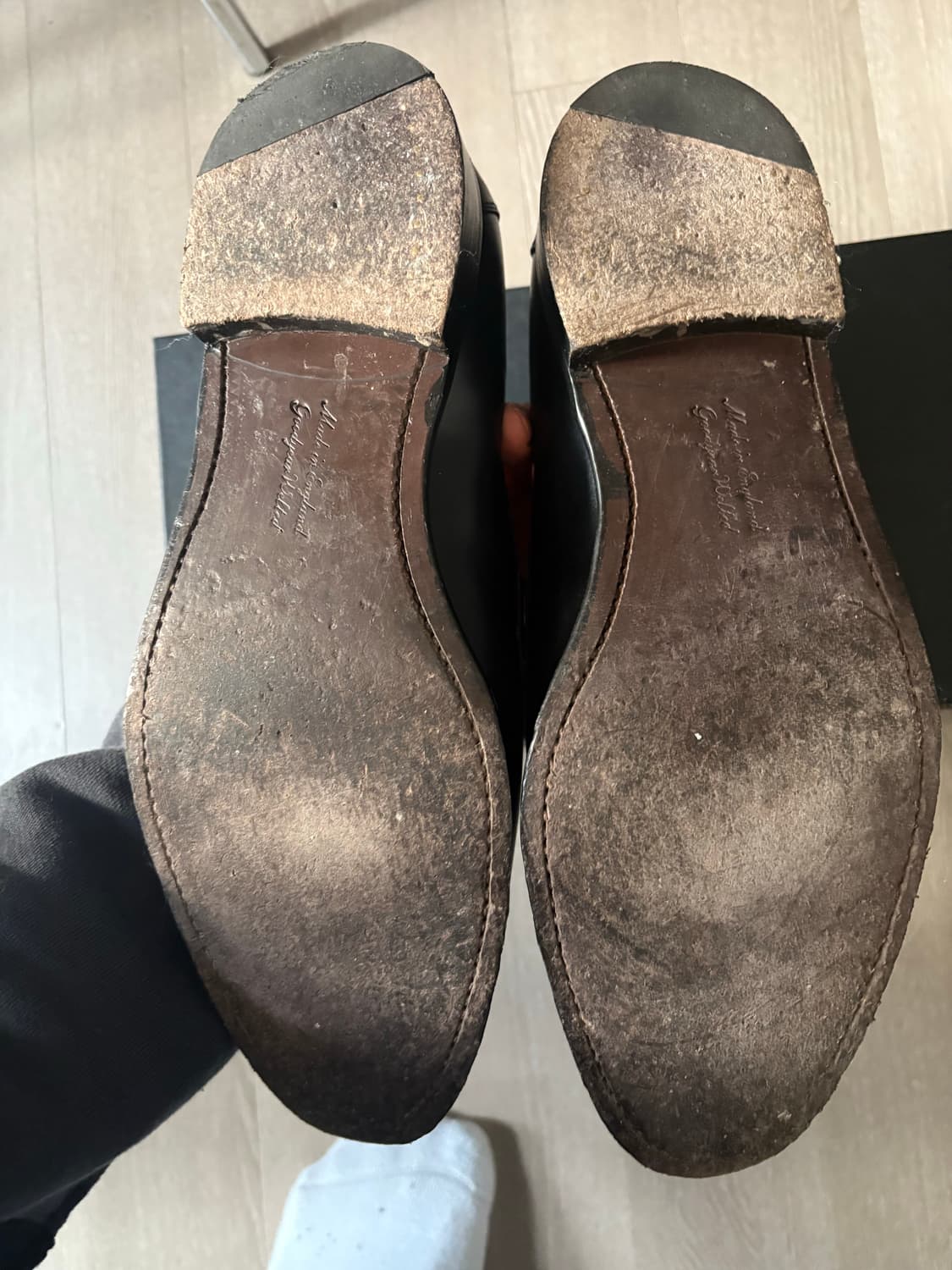 조셉치니 joseph cheany & sons 블랙로퍼 9.5e 285 상품이미지3