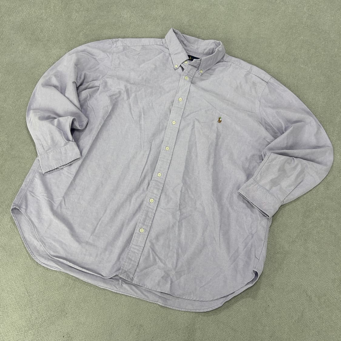 폴로 랄프로렌 셔츠 연보라색 XL 상품이미지1