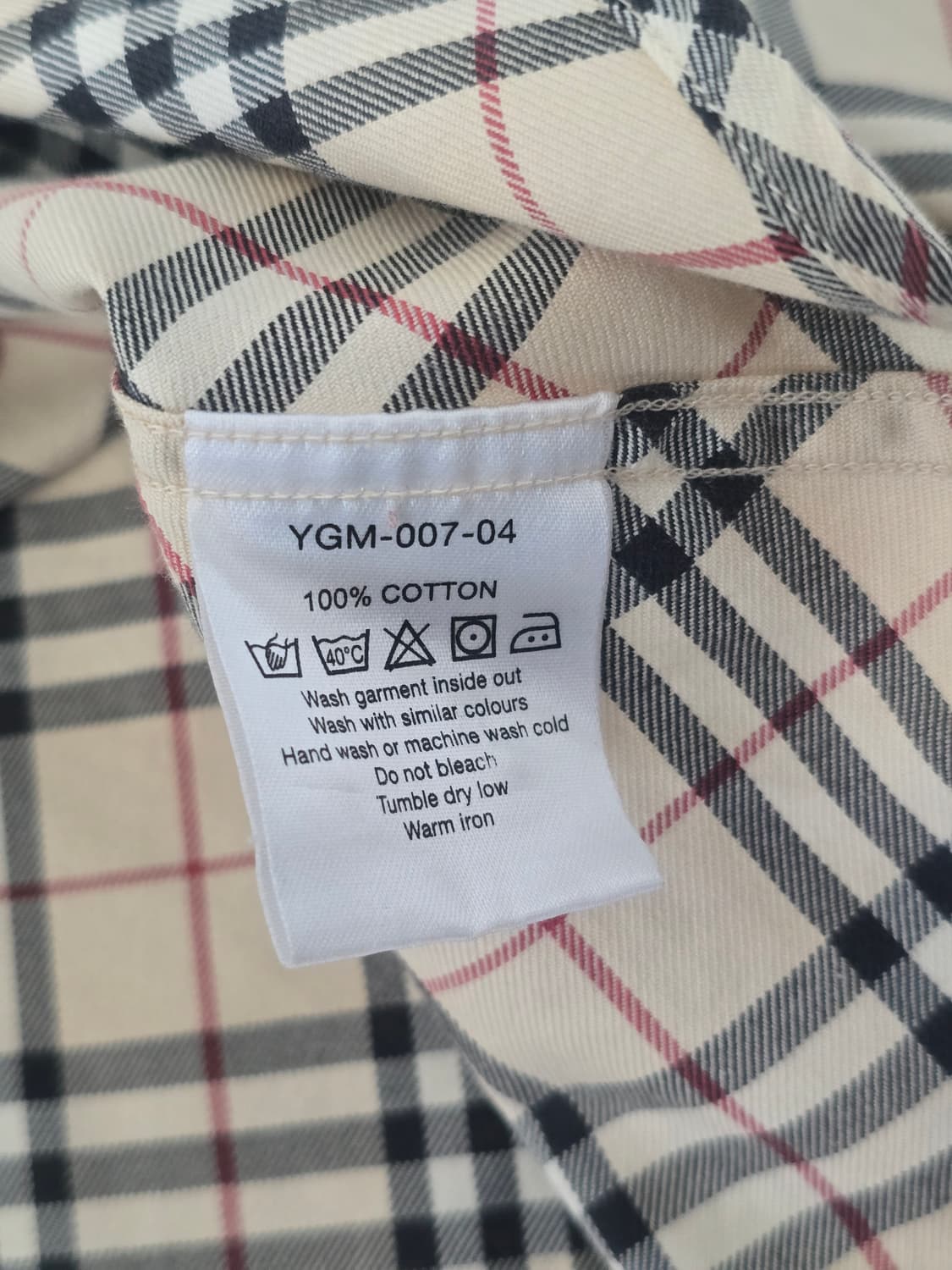 버버리 노바체크 여성 셔츠 M 상품이미지6