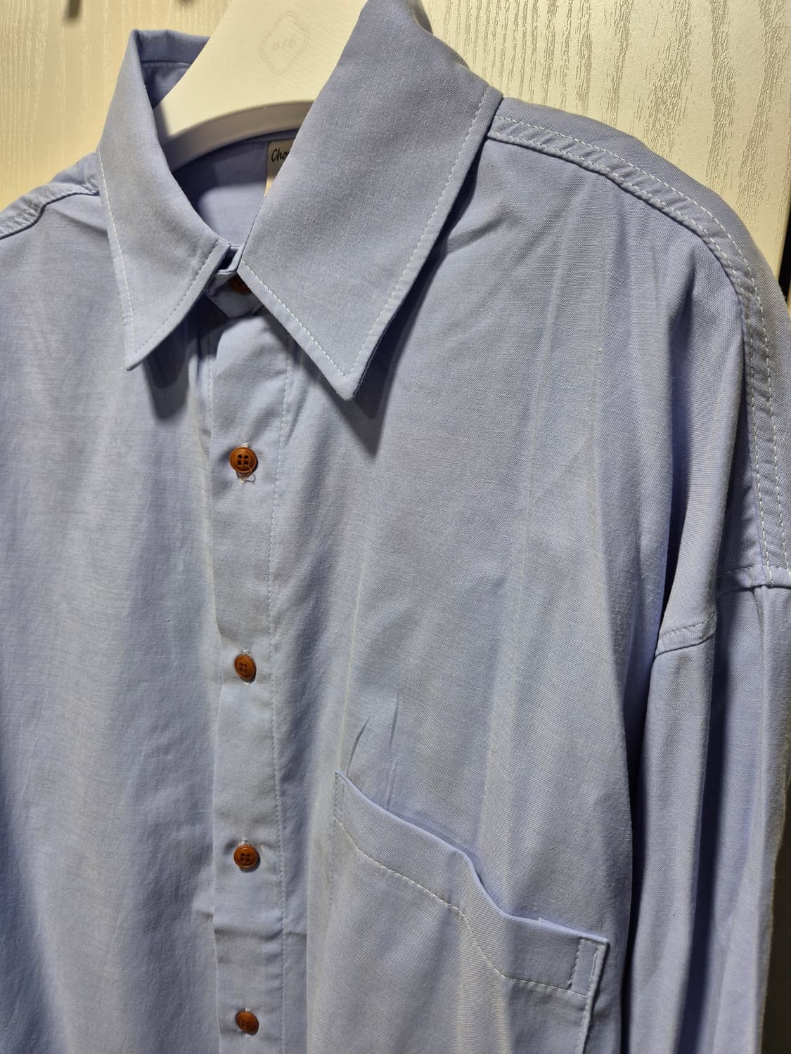 (세일)(새상품)Charotte 셔츠 블루 상품이미지6