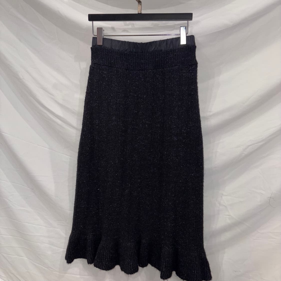 블랙 니트 스커트 빈티지 상품이미지4