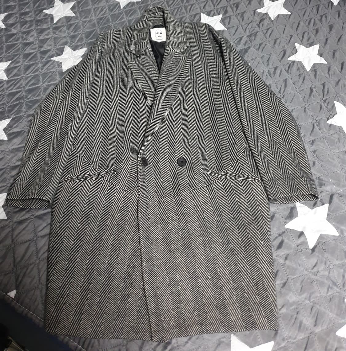 톰보이 빈티지 울혼방 헤링본 코트 (M) 상품이미지1