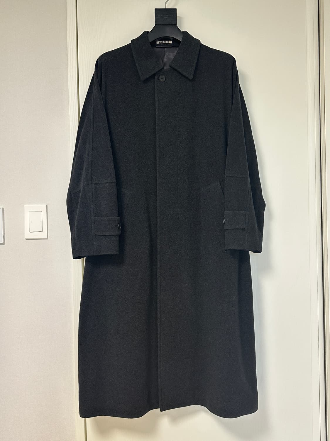 [3] 오라리 20AW 모저 코트 차콜 상품이미지1