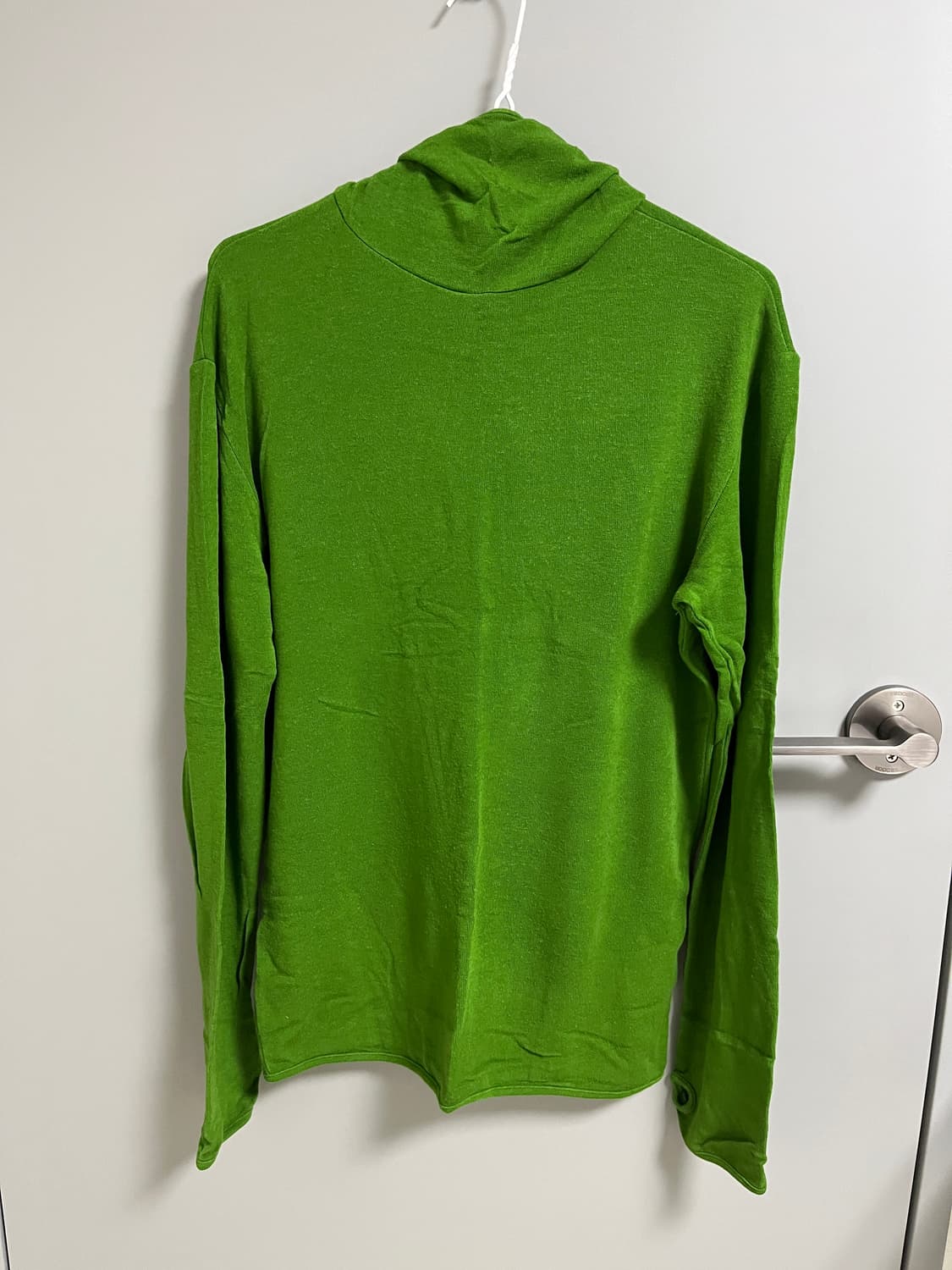 타일레 초록 후드 니트 상품이미지1