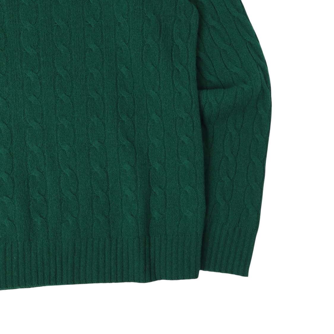 폴로 랄프로렌 QR 그린 울 캐시미어 니트 상품이미지4