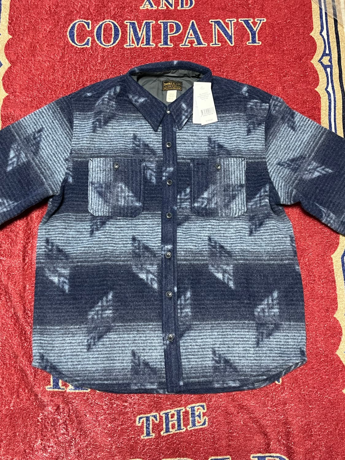 더블알엘 (RRL) 니트 자카드 오버셔츠 상품이미지2