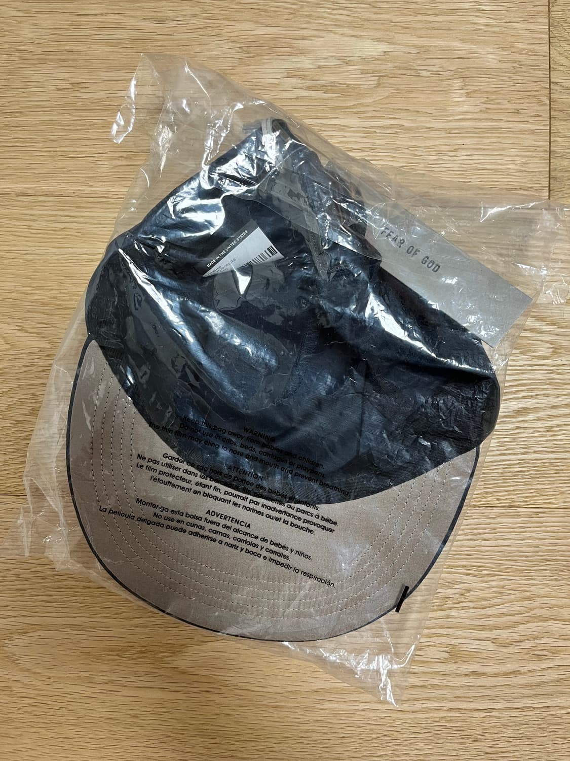 피어오브갓 5 패널 개버딘 캡 네이비 상품이미지5