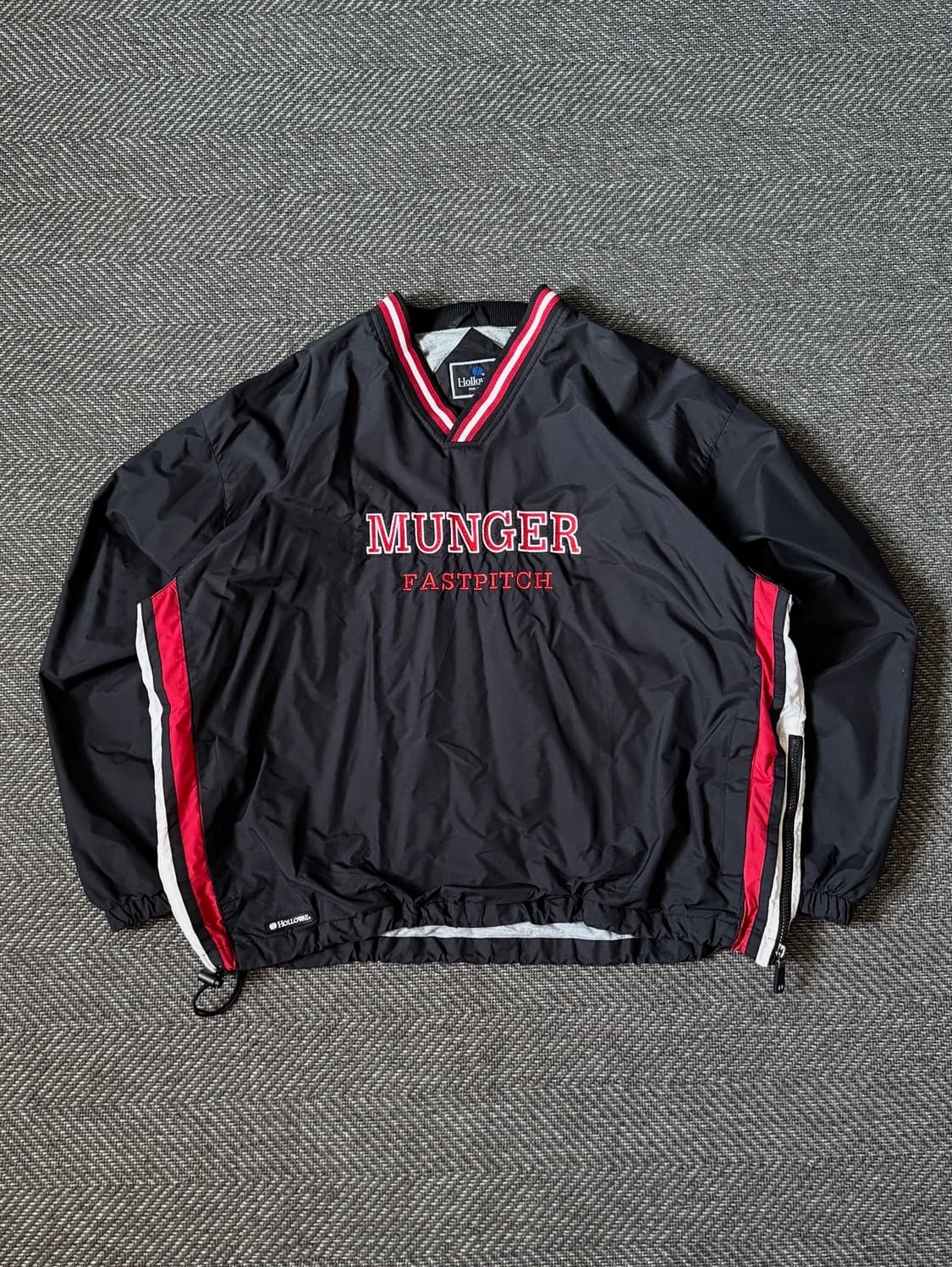 90s HOLLOWAY 나일론 빈티지 웜업 풀오버 (110) 상품이미지1