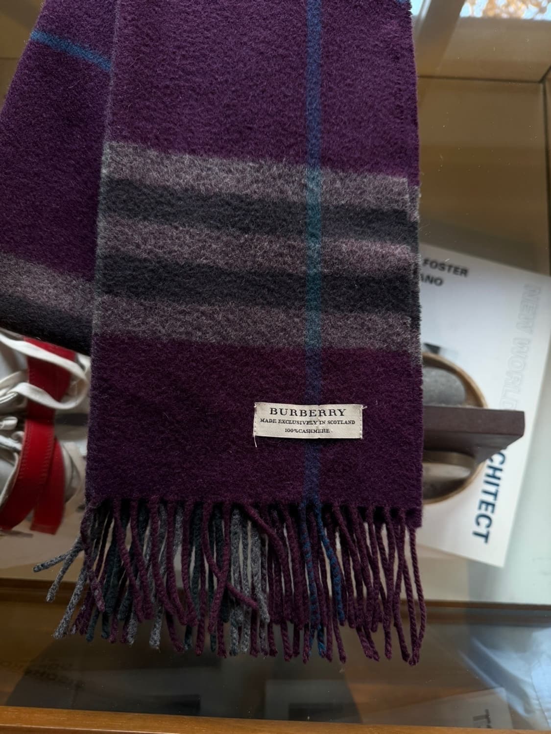 버버리 캐시미어 머플러 상품이미지5