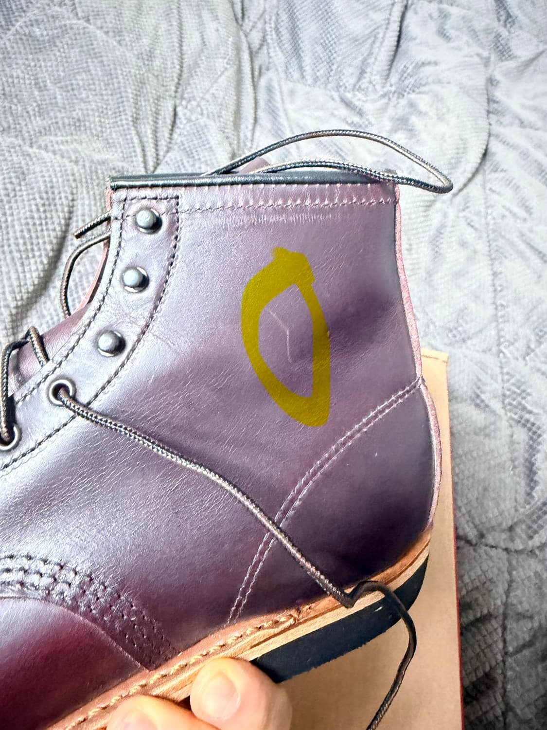 레드윙 9419 벡맨 블랙체리 9D 팩토리 세컨 상품이미지10