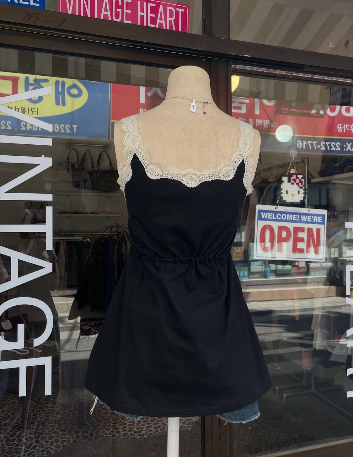 레이스 트리밍 슬리브리스 [무배] 상품이미지2