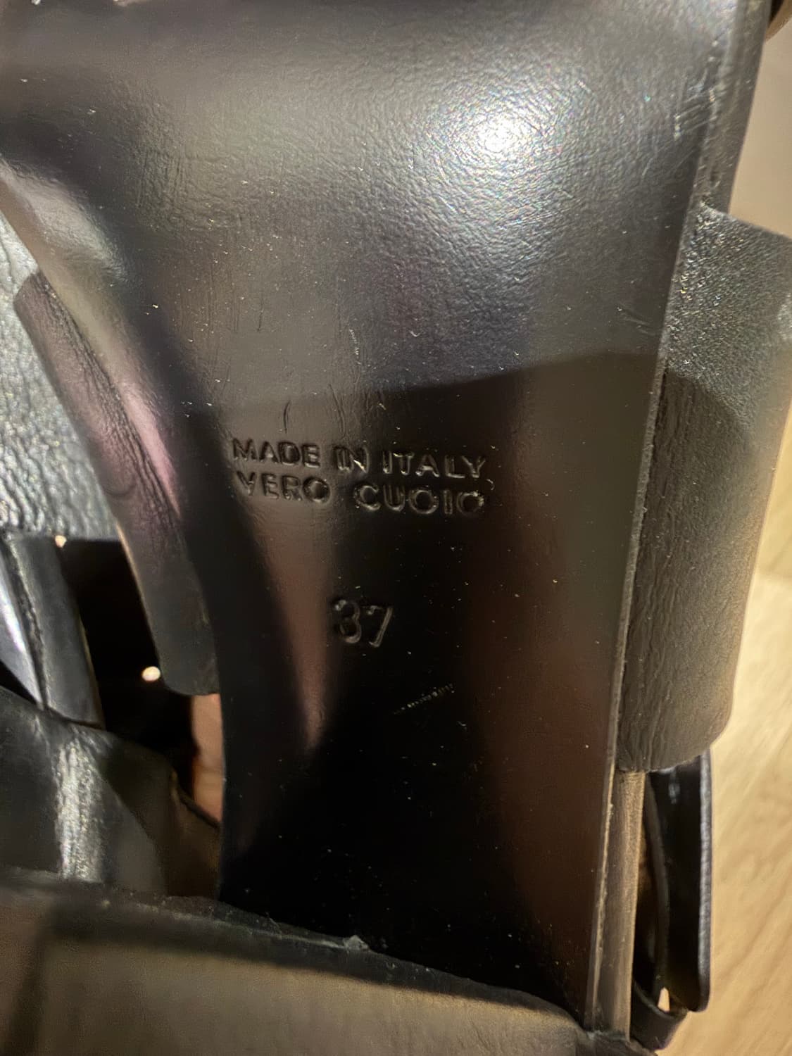 코스튬내셔널 블랙 샌들 힐 37 상품이미지9