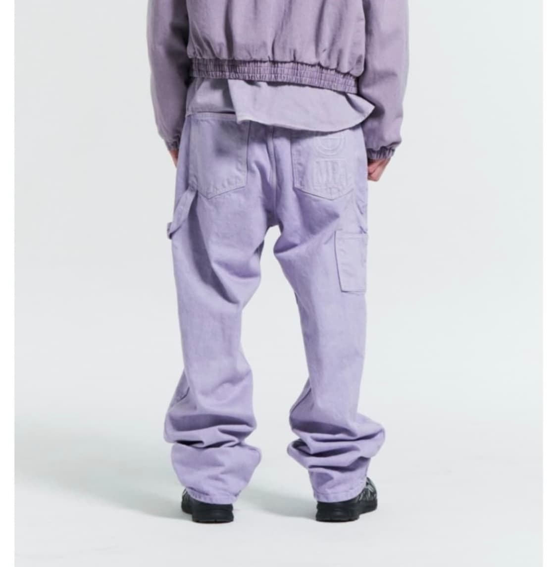 플라스틱 프로덕트 mpa 페인터 데님팬츠 라벤더 S 상품이미지1