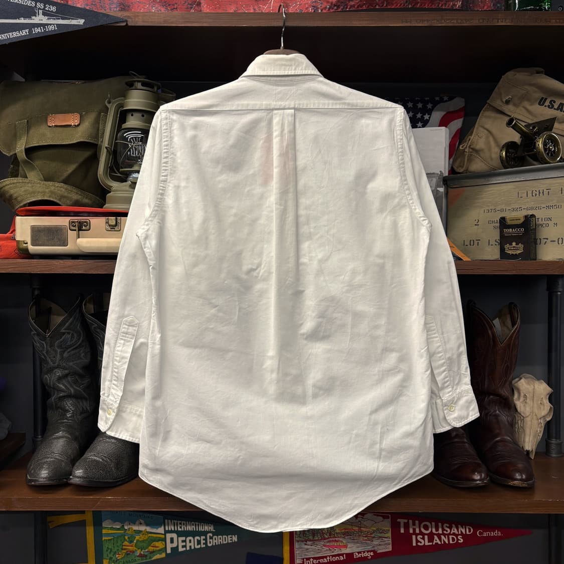 80s 브룩스브라더스 수피마 코튼 오리지널 옥스포드 셔츠 N441 상품이미지2