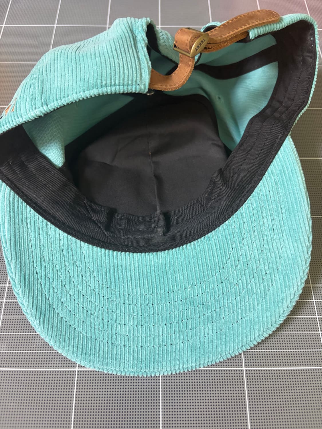 테켓 alarm corduroy cap light blue 코듀로이 볼캡 상품이미지4