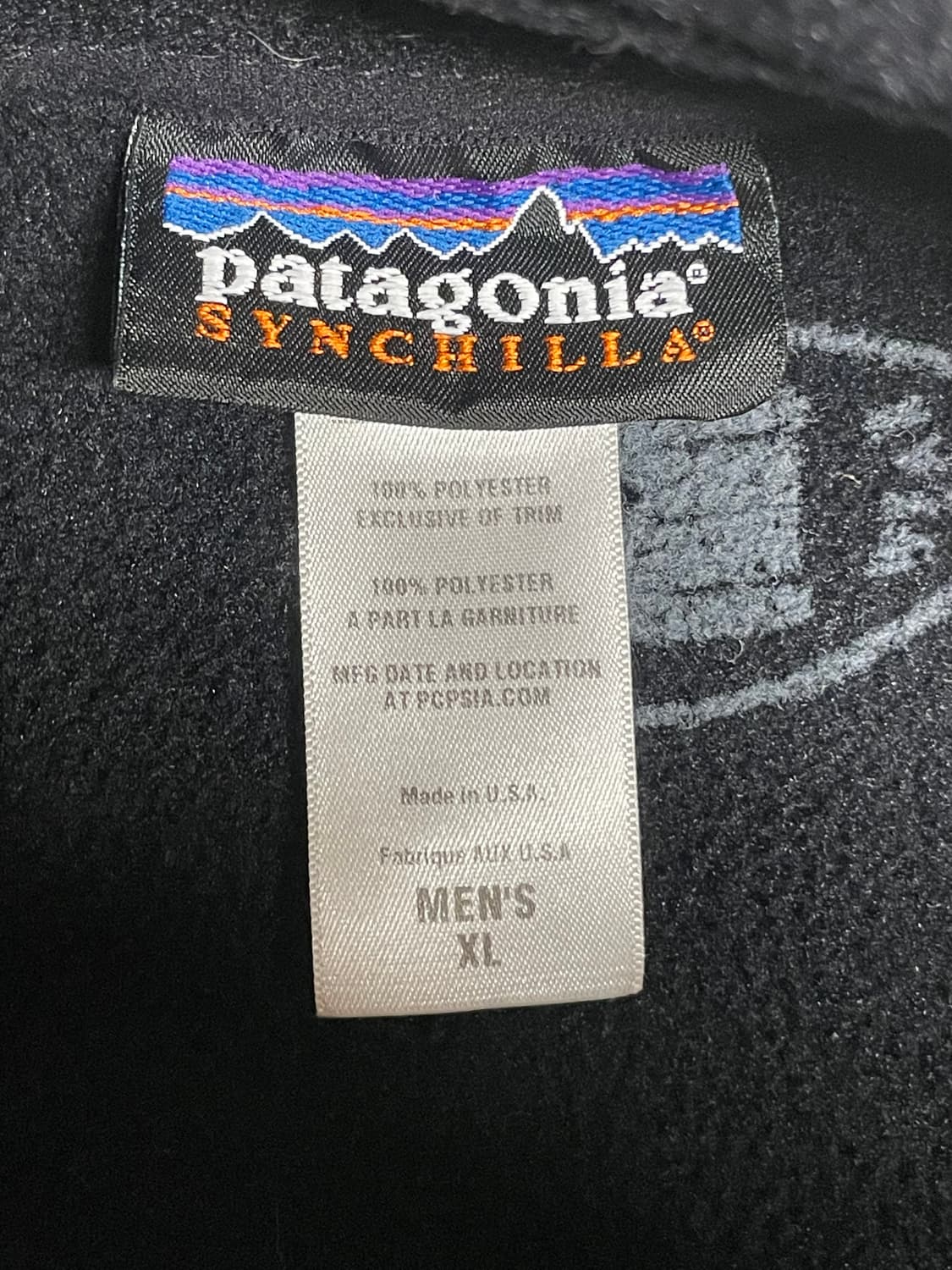 파타고니아 신칠라 마수피얼 블랙 남성 XL 상품이미지4