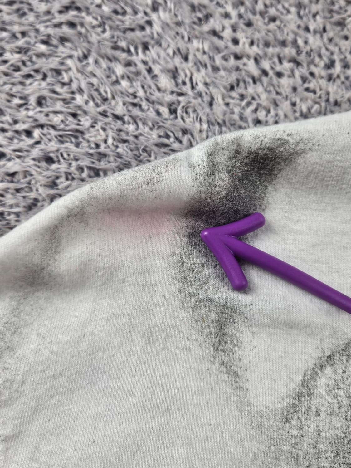 90's USA HANES 커스텀 싱글스티치 롱슬리브( L )/11425 상품이미지7