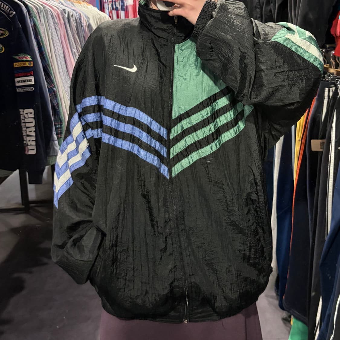 [IM] adidas 아디다스 바람막이 민트 퍼플 상품이미지2
