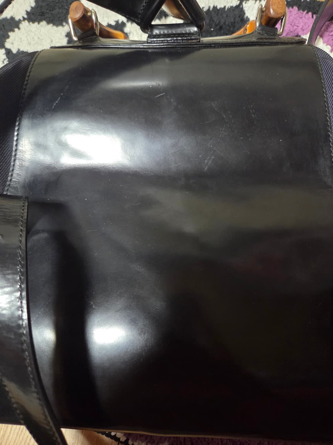 올드 구찌 뱀부 백팩 상품이미지2