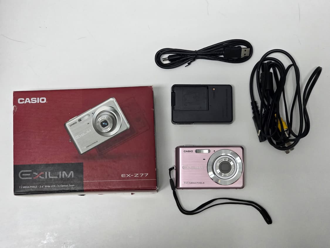 [황변 없는 미품!] CASIO EXILIM EX-Z77 상품이미지1