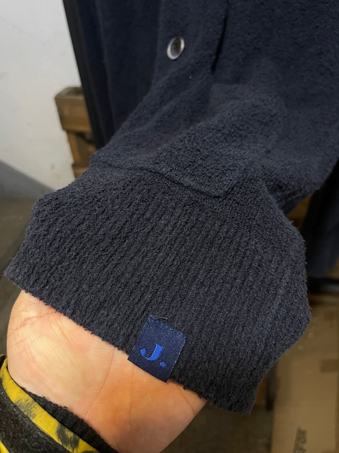 제이프레스 쉐기독 숄카라 니트 가디건 상품이미지3