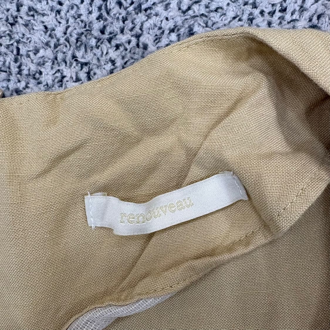 실측확인 르누보 린넨 반팔 롱 원피스 0415J 상품이미지2