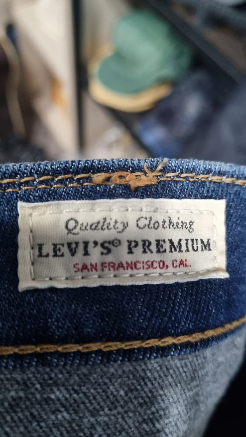 리바이스 슬림 추동용 프리미엄 남성청바지 32size 두번입음 상품이미지4