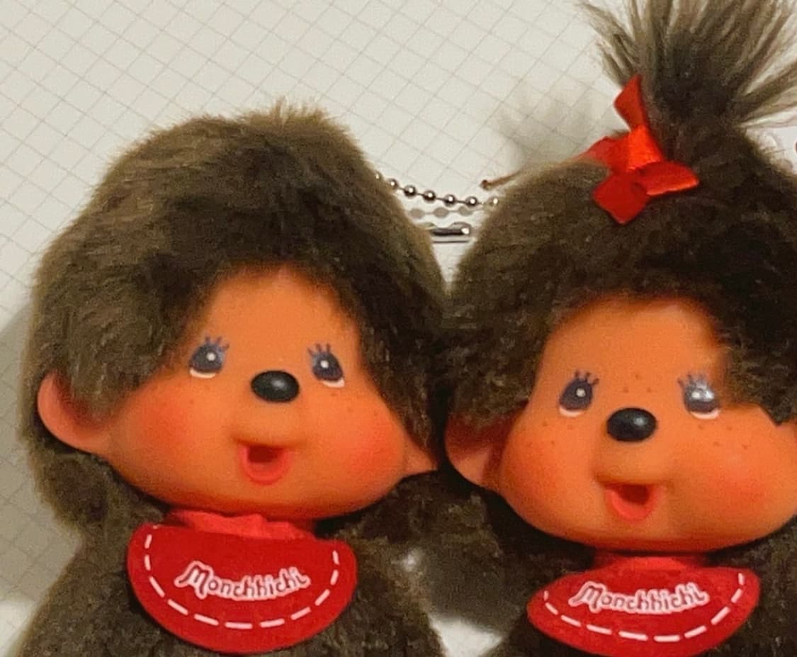 몬치치 빅헤드 걸 여아 베베 인형 키링 상품이미지3