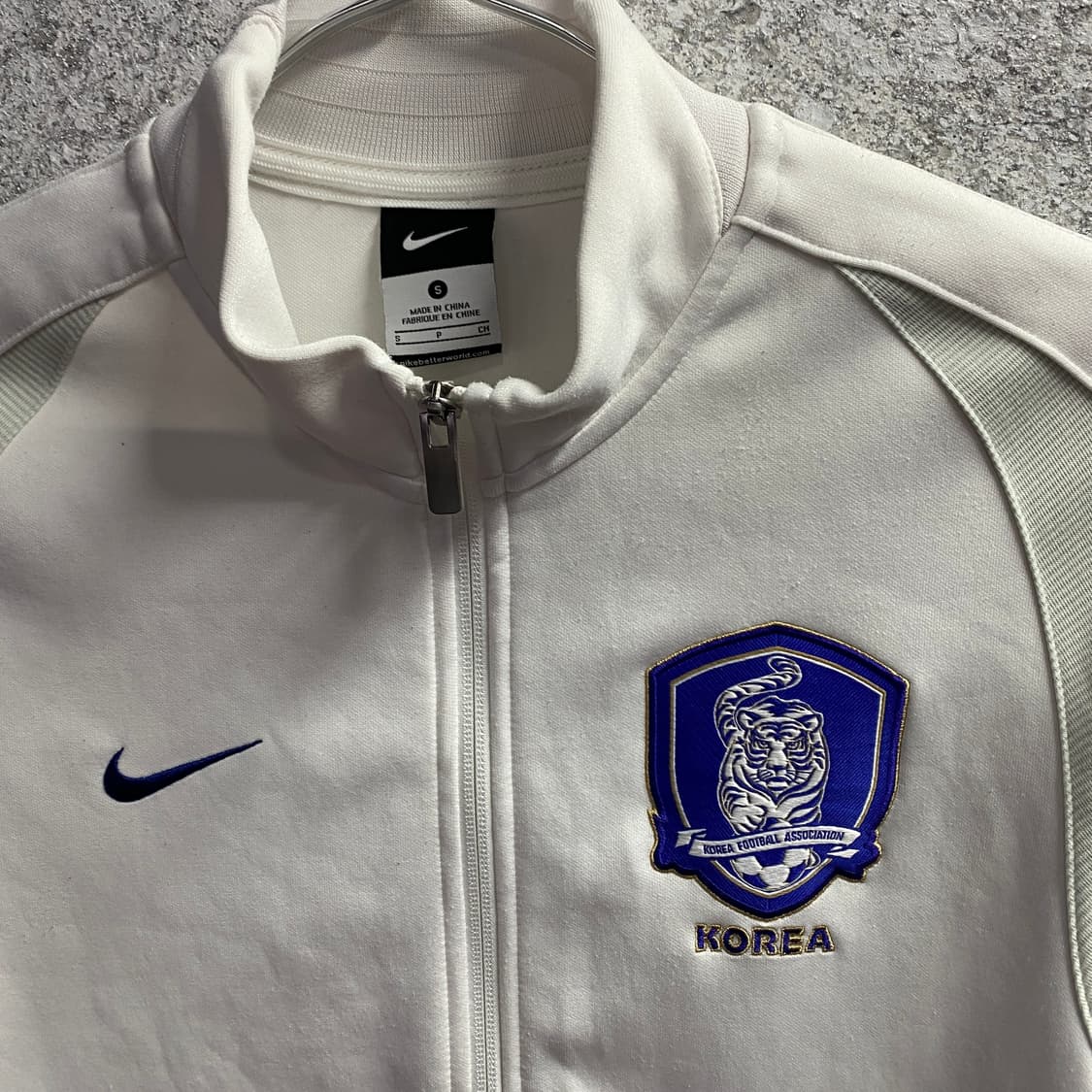 나이키 스우시 국대 화이트 트랙탑 져지 B4693 상품이미지3