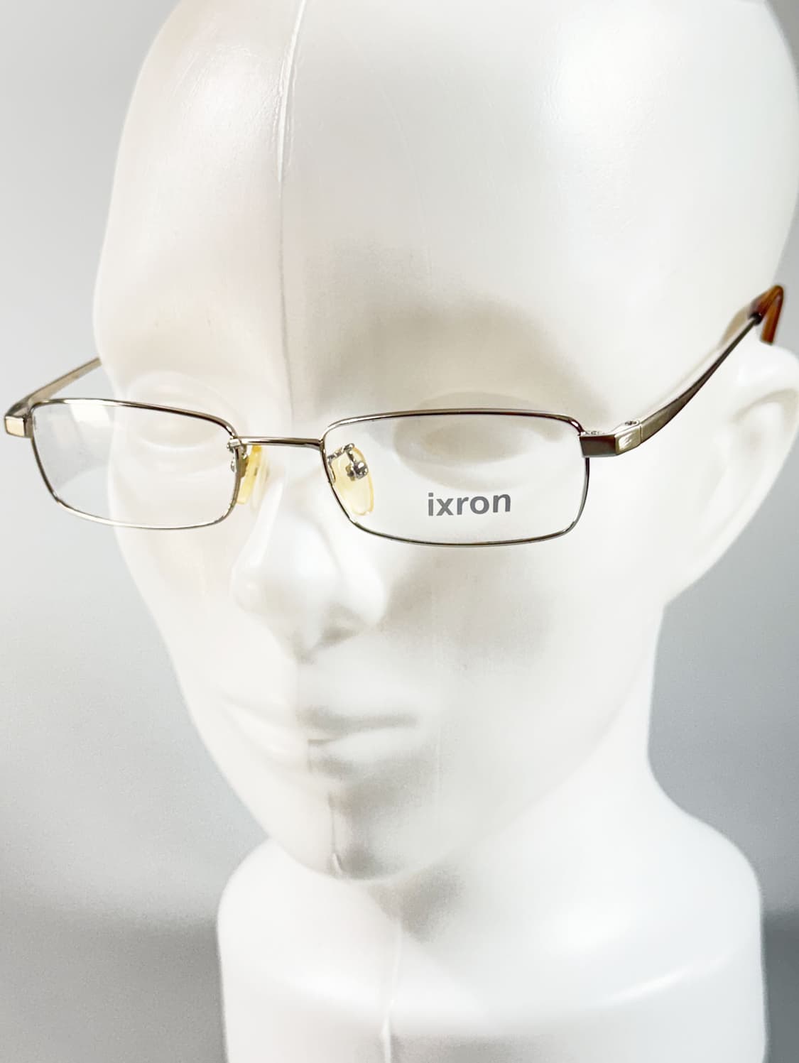 90s IXRON 실버 메탈 슬림 스퀘어 빈티지 안경 상품이미지8