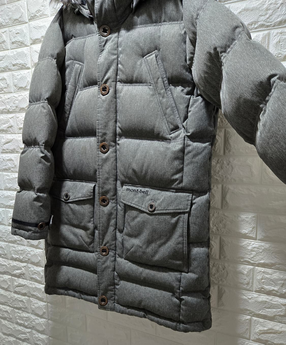 몽벨 EX800 구스다운 롱패딩 점퍼 105 상품이미지7