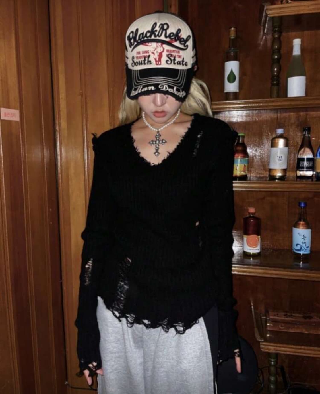 (새상품) 딥워싱 빈티지 울 니트 상품이미지2