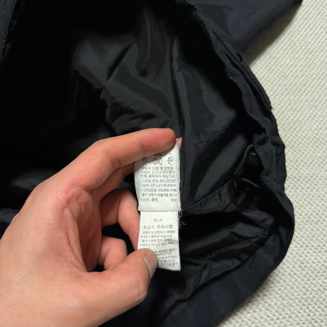 노스페이스 나일론 바람막이 자켓 상품이미지3