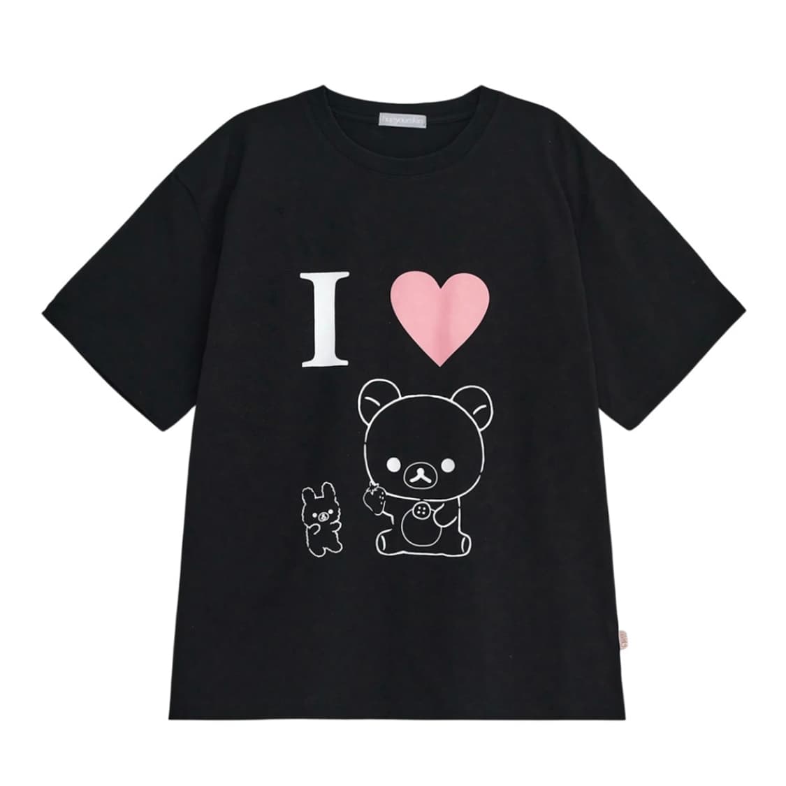 허그유어스킨 코리락쿠마 반팔 티셔츠 상품이미지1