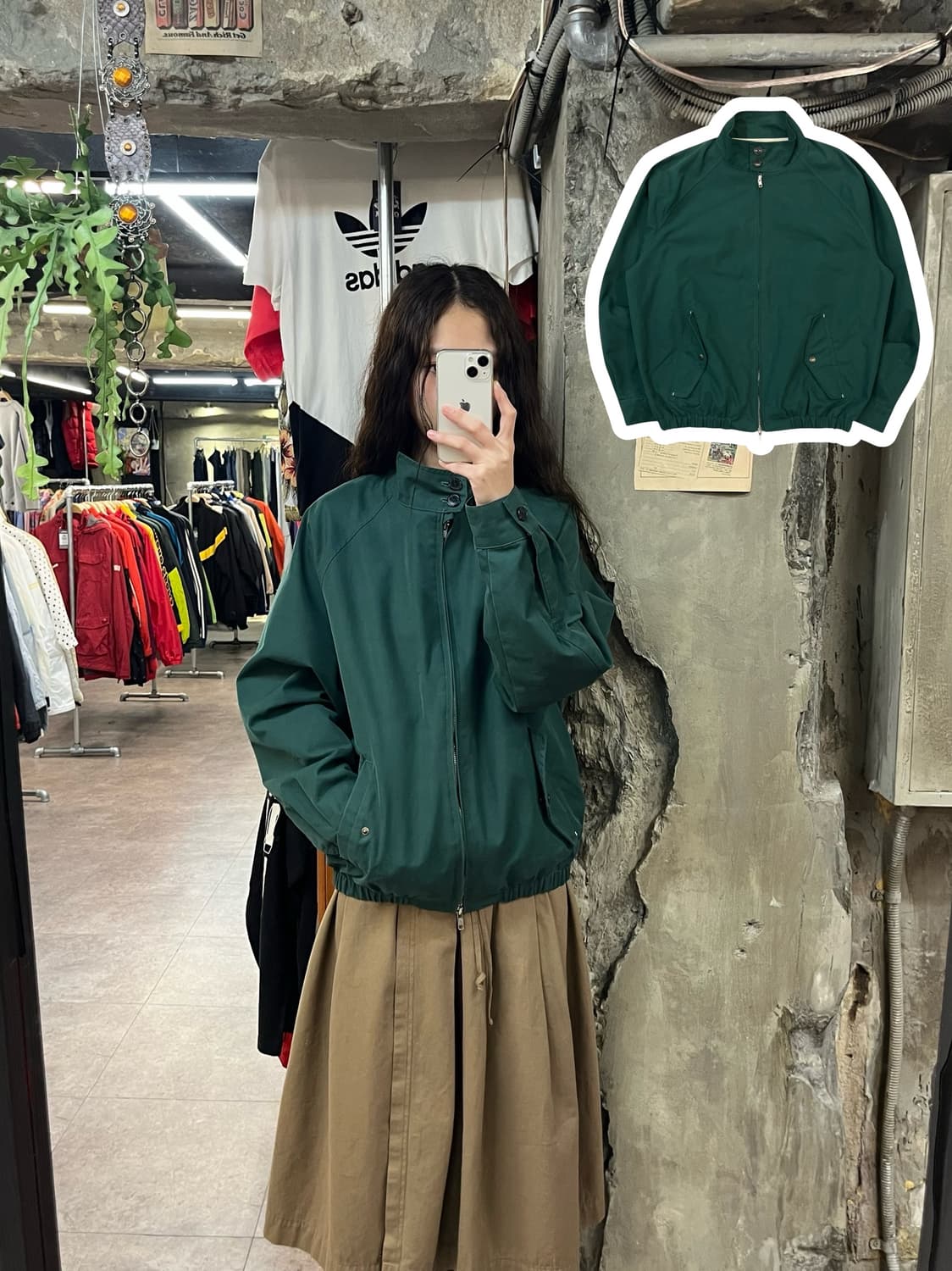 유니폼브릿지 자켓 그린 L #csz1773 상품이미지1