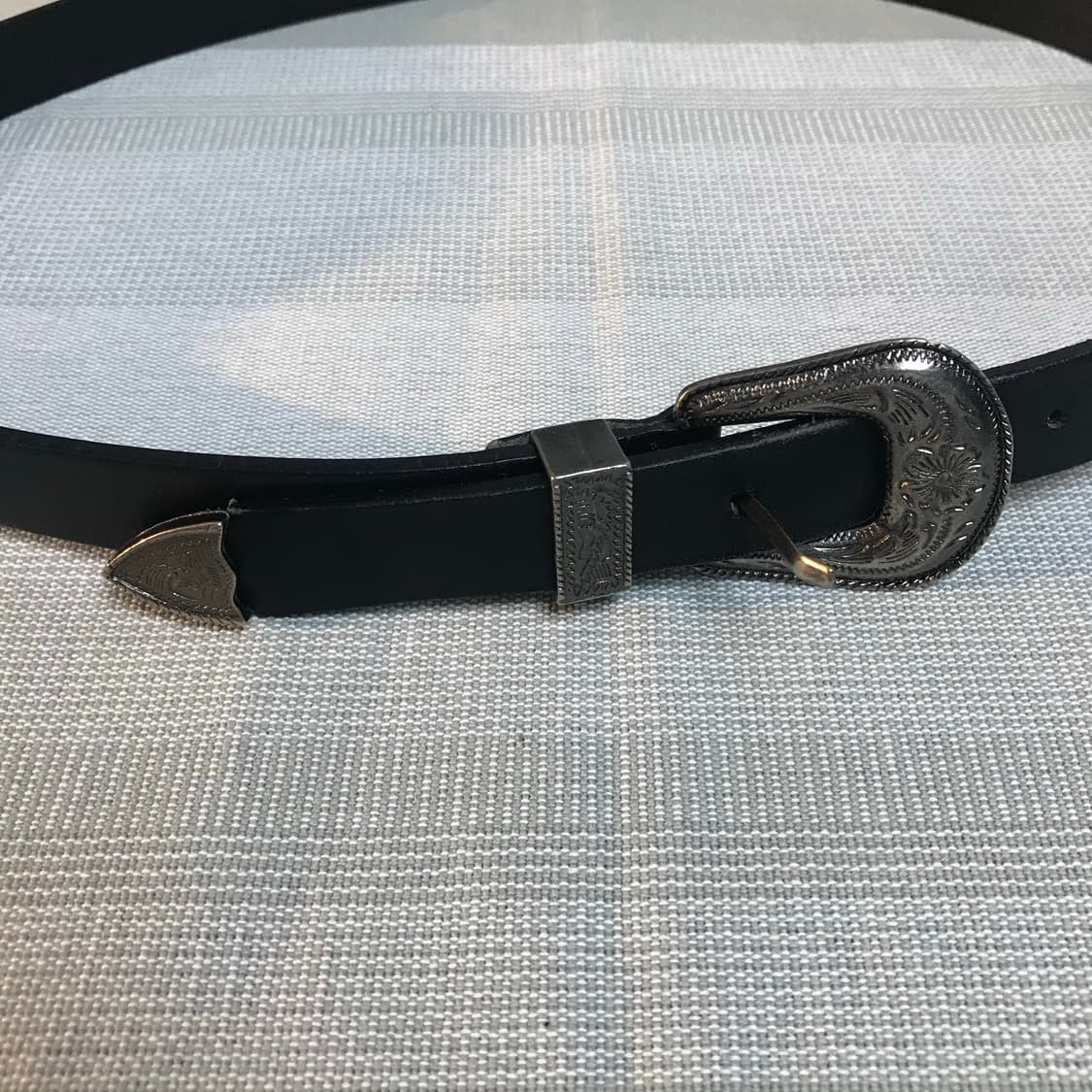 Japanese Vintage Leather Belt 상품이미지3