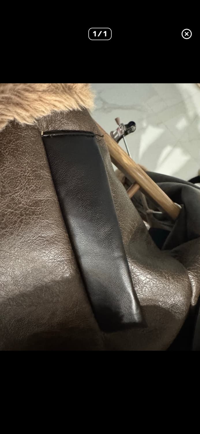 정서님 착용) 보헤미안서울 보헴서 22fw 하이넥 무스탕 브라운 상품이미지4