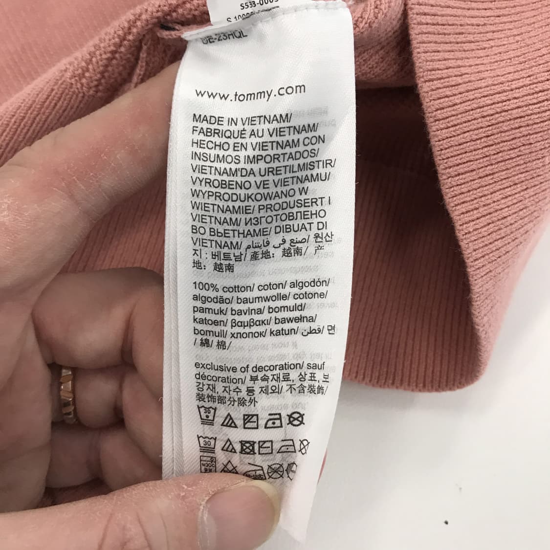 타미힐피거 하이 트위스트 니트 폴로티 [M] 상품이미지6