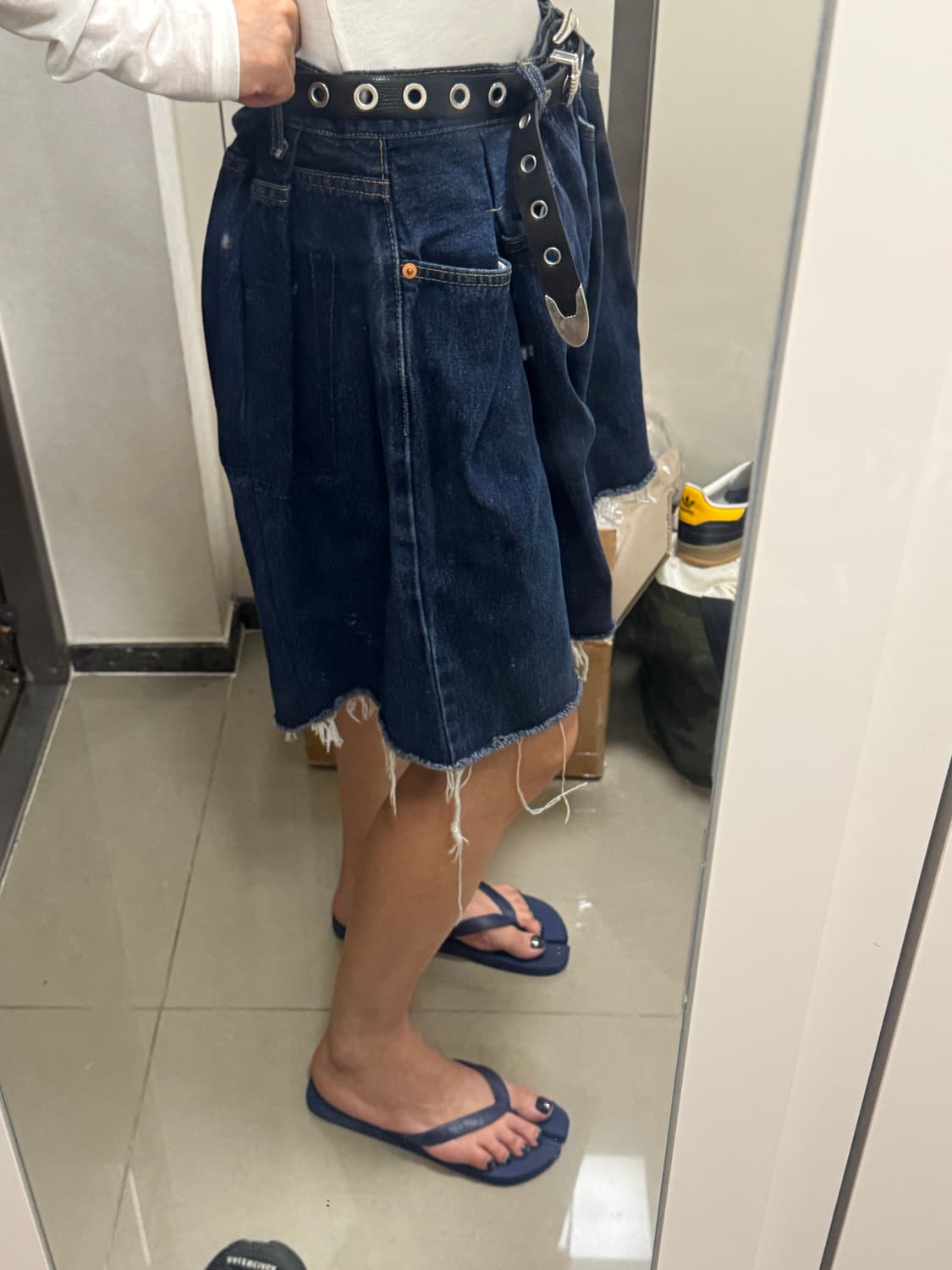 77circa ) 25SS 절개데님 M 상품이미지5