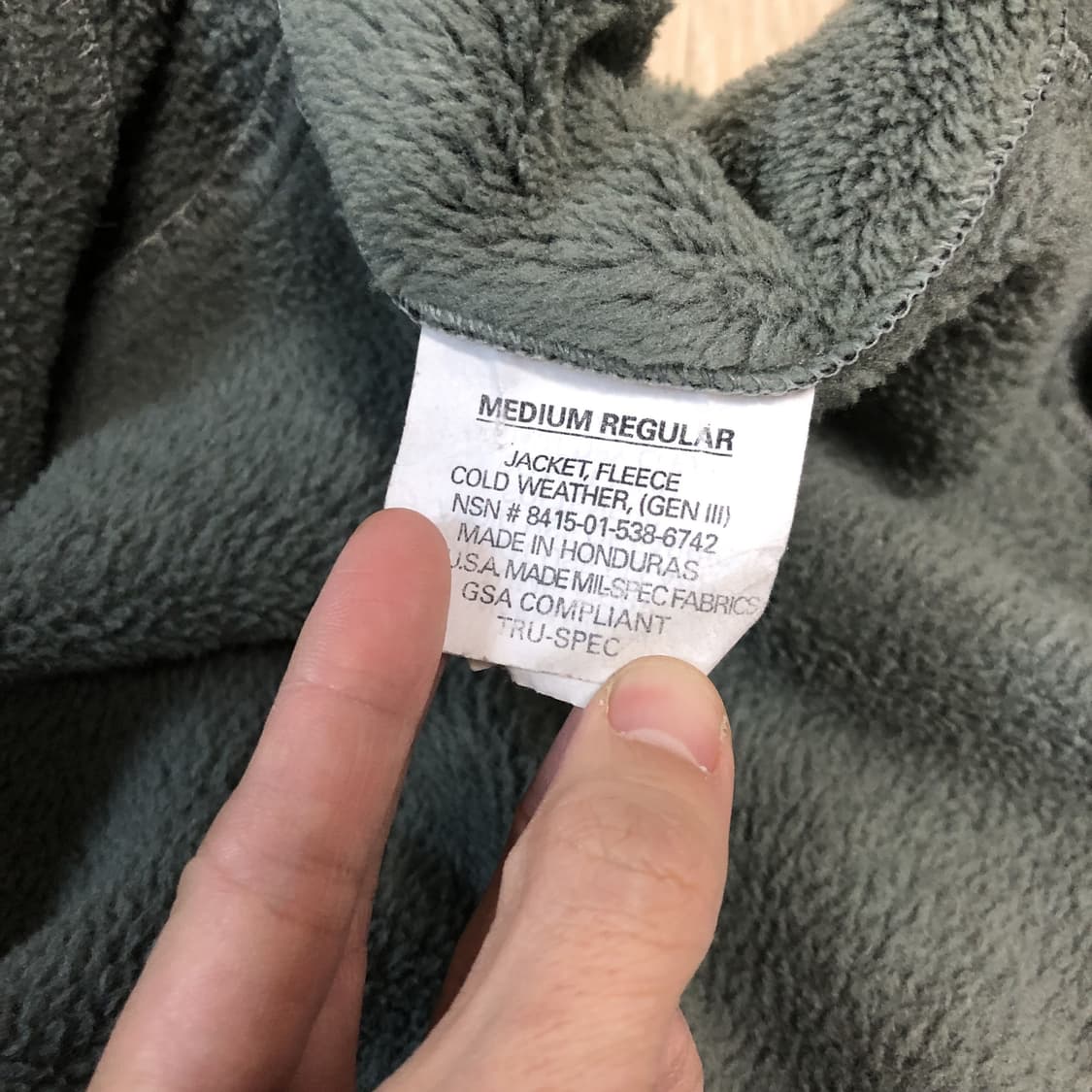 (M-R) 미군 US ARMY ECWCS GEN3 젠3 후리스 플리스자켓 상품이미지7