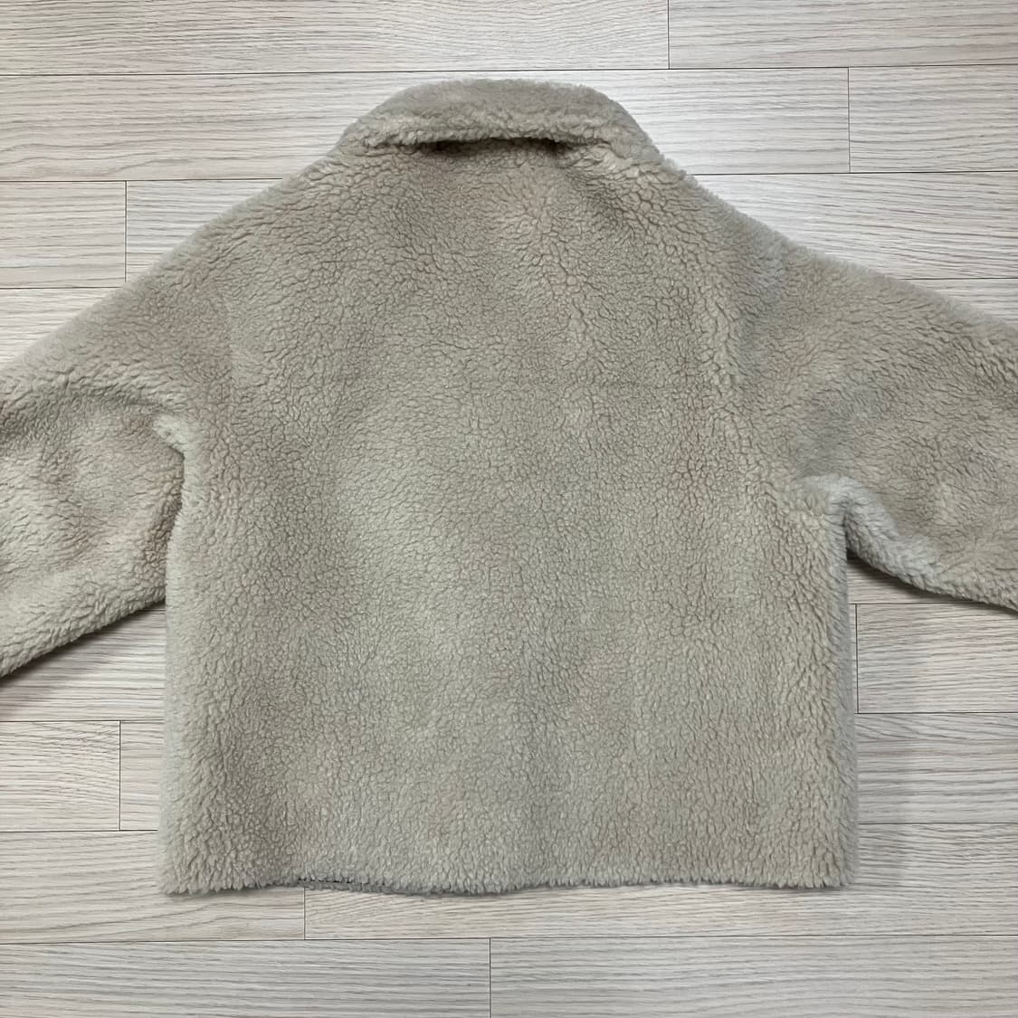 파사드패턴 램스울 리버시블 무스탕 브라운 상품이미지9