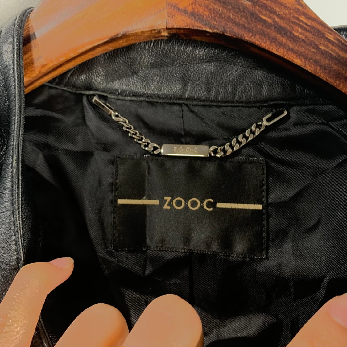 Vintage 빈티지 블랙 양가죽 레더 자켓 상품이미지7