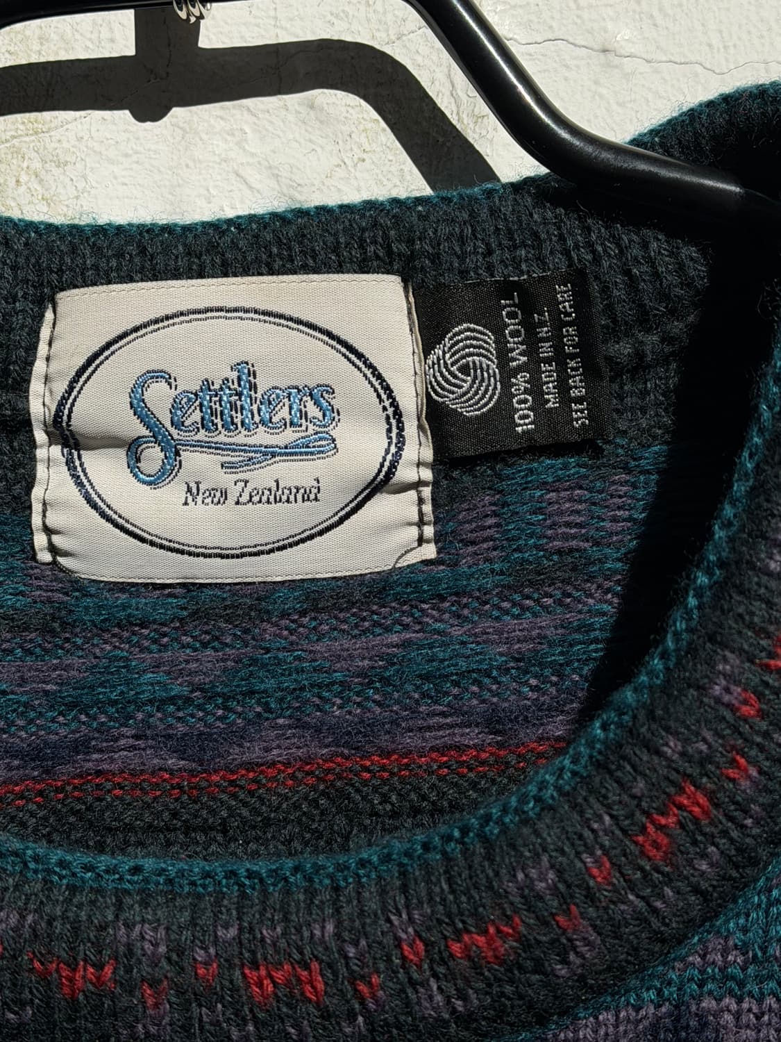 Settlers New Zealand 울 니트 스웨터 L 상품이미지2