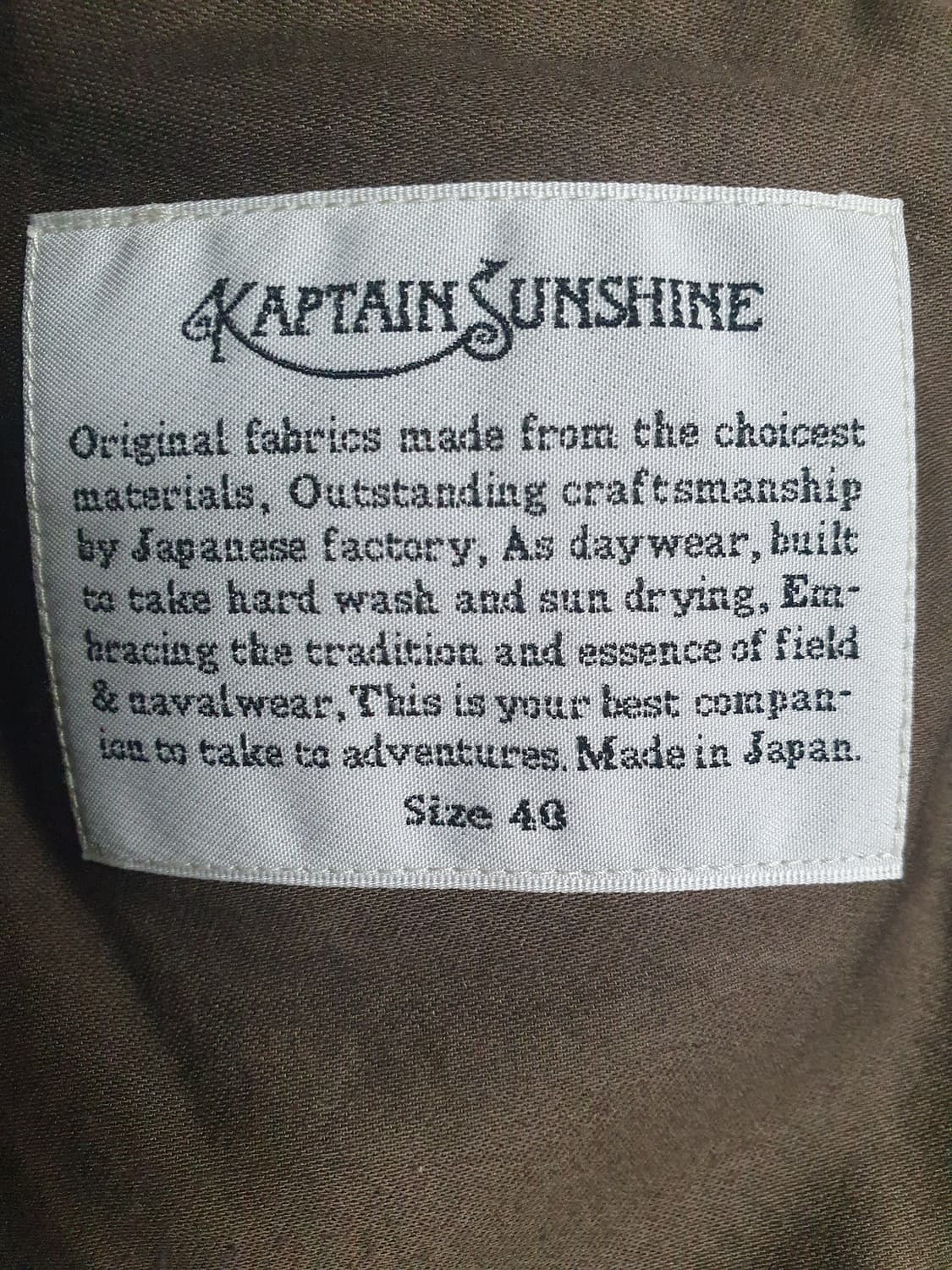 [40] 20AW 캡틴선샤인 트레블러 코트 팝니다 상품이미지5