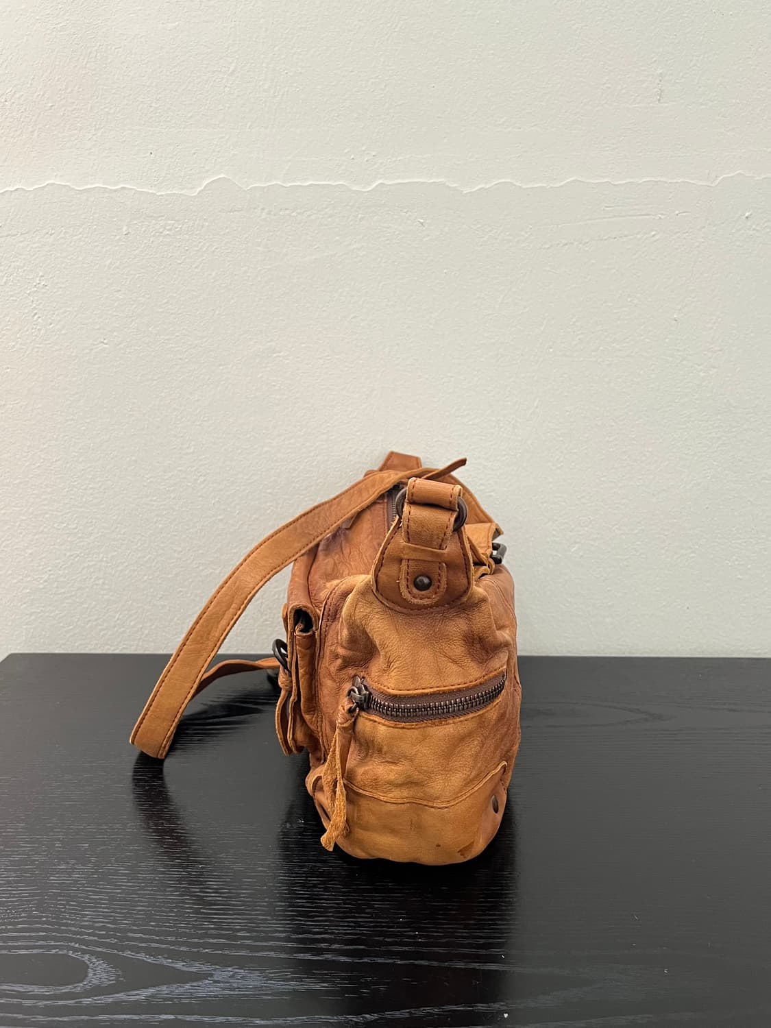 90’s go9 헌팅가죽 크로스백 상품이미지6