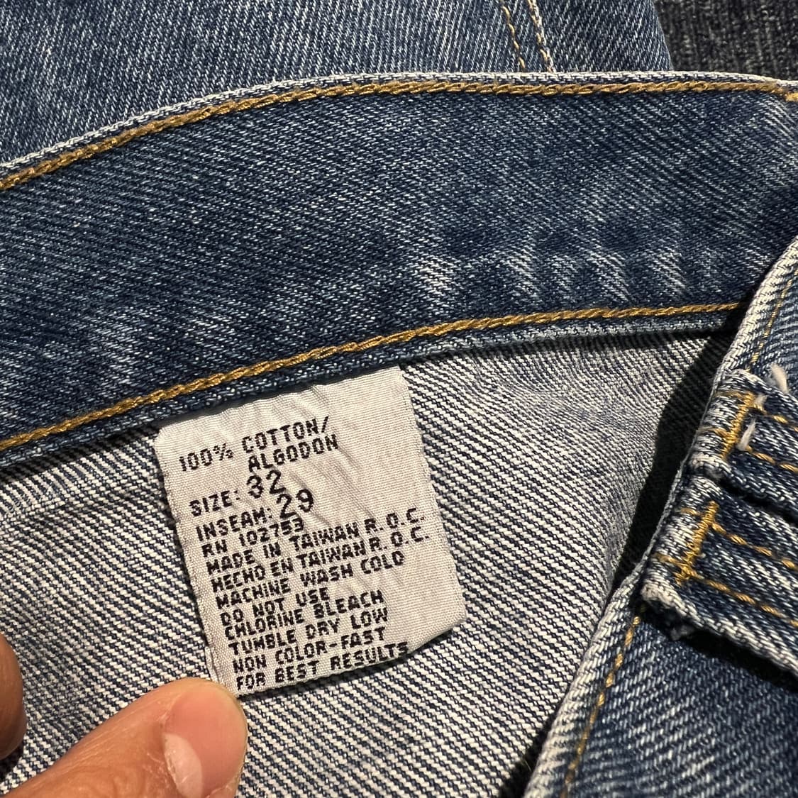 빈티지 90s SARALI 데님 팬츠 상품이미지7