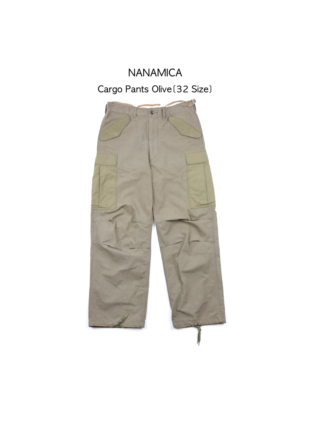 Nanamica 카고 팬츠 올리브 상품이미지1